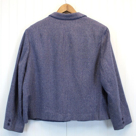Vintage Pendleton Womens Tweed Blazer L/XL Preppy Academia Heritage Quiet Luxury - Picture 2 of 9